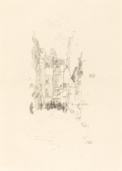 Malý dvůr, Trh sukna od James Abbott McNeill Whistler