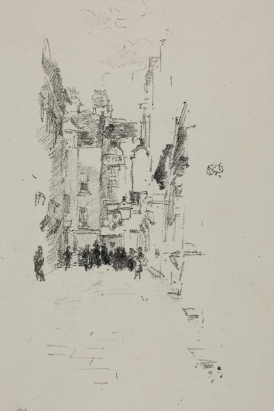 Malý dvůr, Trh sukna od James Abbott McNeill Whistler