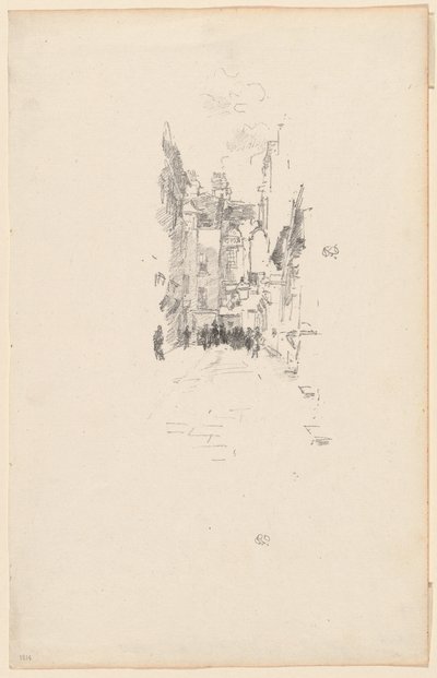 Malý dvůr, Trh sukna od James Abbott McNeill Whistler