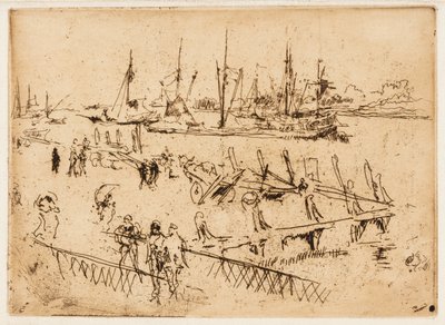 Malý Dordrecht od James Abbott McNeill Whistler