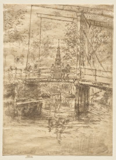 Malý padací most, Amsterdam od James McNeill Whistler
