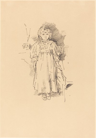 Malá Evelyn od James Abbott McNeill Whistler