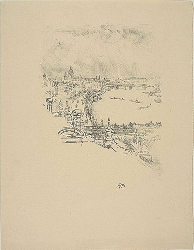 Malý Londýn od James Abbott McNeill Whistler