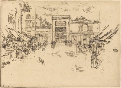Malé tržiště, Tours od James McNeill Whistler