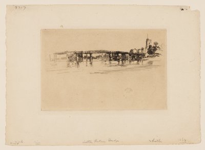 Malý Putney Bridge od James Abbott McNeill Whistler