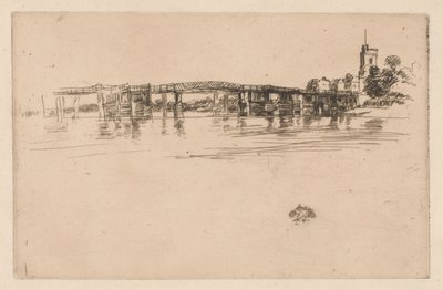 Malý Putney Bridge od James Abbott McNeill Whistler
