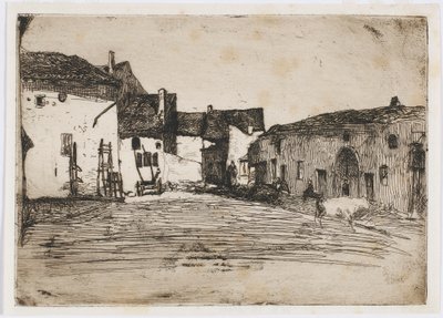 Liverdun. Jeden z dvanácti leptů z přírody od James Abbott McNeill Whistler