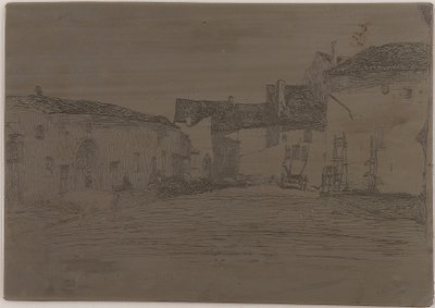 Liverdun. Jeden z <em>Dvanácti leptů z přírody</em> od James Abbott McNeill Whistler