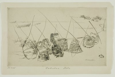 Lobster Pots - Selsea Bill od James Abbott McNeill Whistler