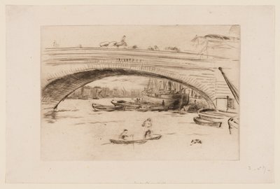 londýnský most od James Abbott McNeill Whistler