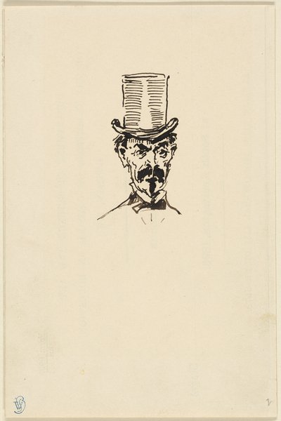 Muž v cylindru od James McNeill Whistler