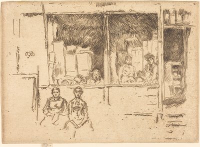 Melon-Shop, Hounsditch od James Abbott McNeill Whistler