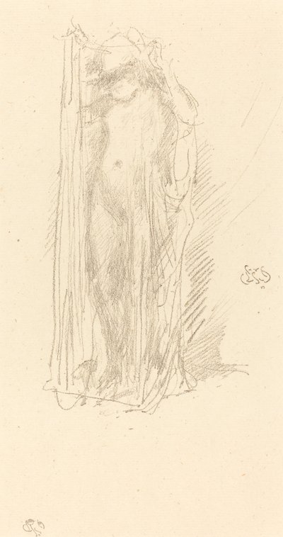 Model Drapping od James Abbott McNeill Whistler