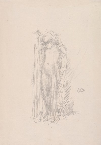 Oblékání modelů od James McNeill Whistler
