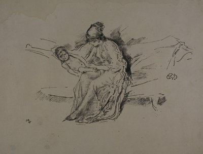 Matka a dítě, č. 4 od James Abbott McNeill Whistler