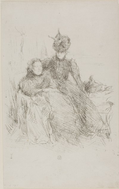 Matka a dcera od James Abbott McNeill Whistler