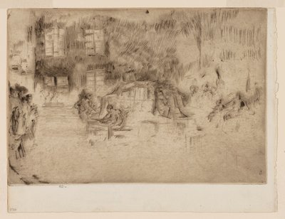 Murano - Skleněná pec od James Abbott McNeill Whistler