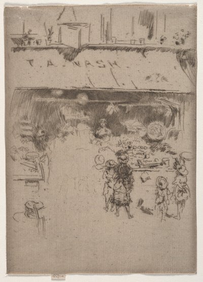 Nashův obchod s ovocem od James McNeill Whistler