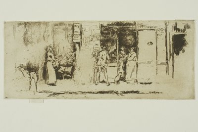 Stánek novin, Rue de Seine od James Abbott McNeill Whistler