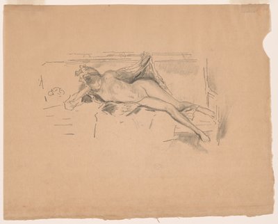 Nahá modelka, ležící od James Abbott McNeill Whistler