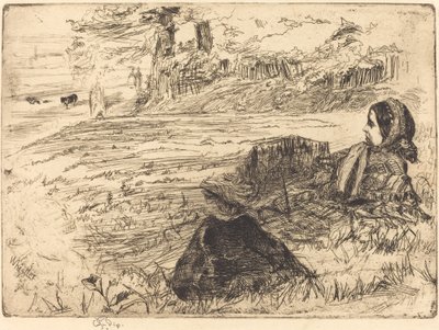 Zdravotní sestra a dítě od James Abbott McNeill Whistler