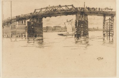 Starý most Battersea od James Abbott McNeill Whistler