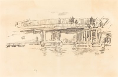 Starý most Battersea od James Abbott McNeill Whistler