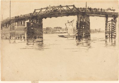 Starý most Battersea od James Abbott McNeill Whistler