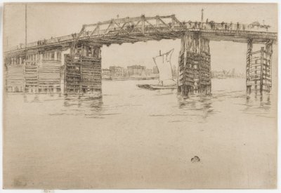 Starý most Battersea od James Abbott McNeill Whistler