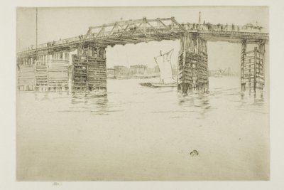 Starý most Battersea od James Abbott McNeill Whistler