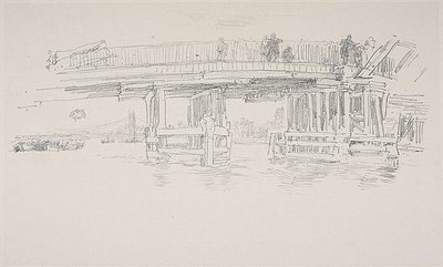 Starý most Battersea od James Abbott McNeill Whistler