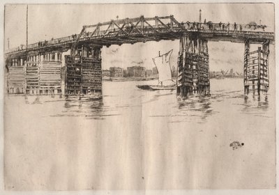 Starý most Battersea od James McNeill Whistler