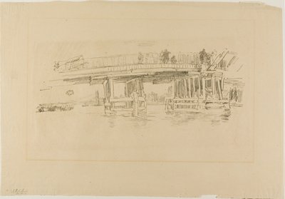 Starý most Battersea od James McNeill Whistler
