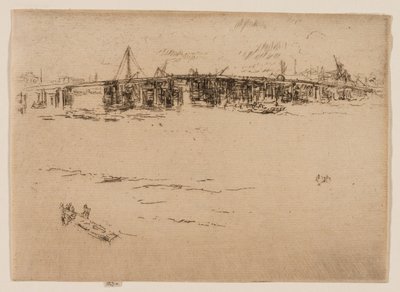 Starý most Battersea, č. 2 od James Abbott McNeill Whistler