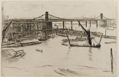 Starý Hungerford Bridge od James Abbott McNeill Whistler