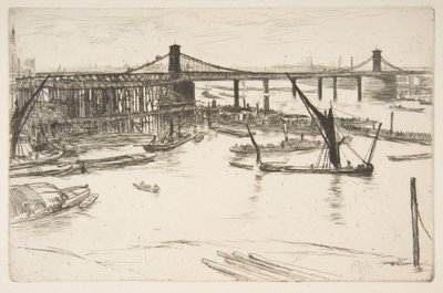 Starý Hungerfordský most od James McNeill Whistler