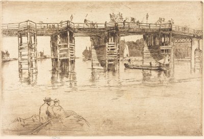 Starý most Putney od James McNeill Whistler