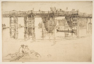Starý most Putney od James McNeill Whistler