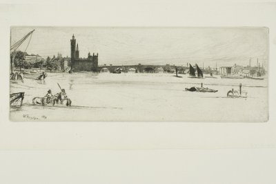 Starý Westminsterský most od James Abbott McNeill Whistler