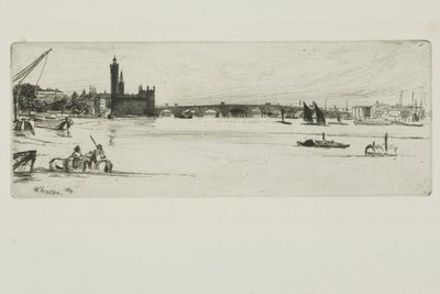 Starý Westminsterský most od James Abbott McNeill Whistler