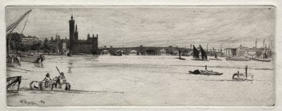 Starý Westminsterský most od James McNeill Whistler