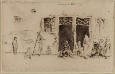 Stará žena od James Abbott McNeill Whistler