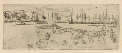 Penny Passengers, Limehouse od James Abbott McNeill Whistler
