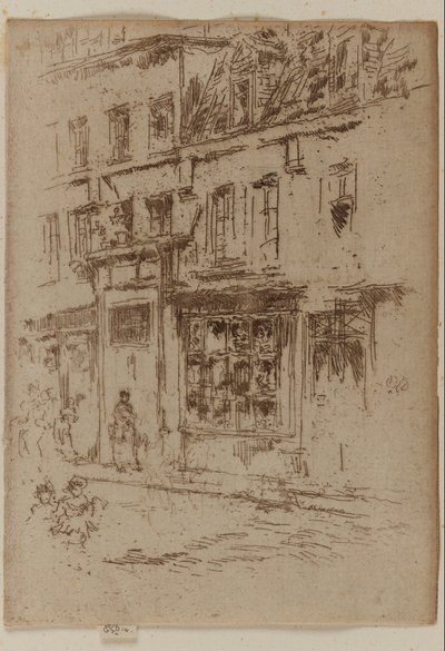 Little Butter Street, Brusel od James Abbott McNeill Whistler