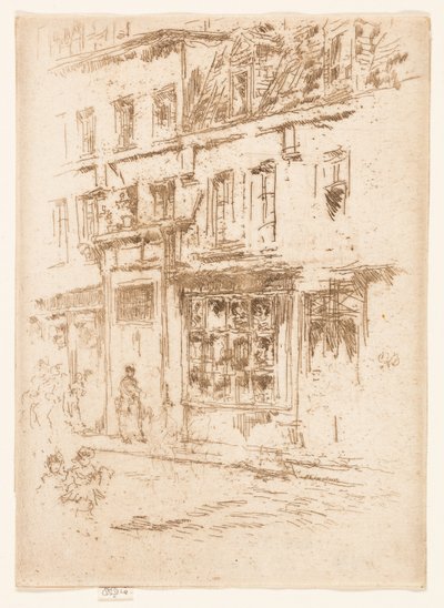Little Butter Street, Brusel od James Abbott McNeill Whistler