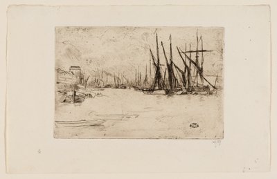 Přístaviště sleďů na okurky od James Abbott McNeill Whistler