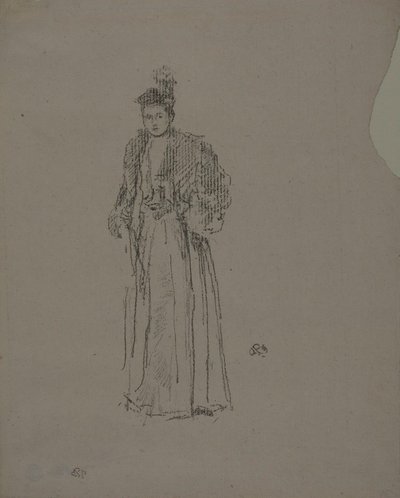 Portrétní studie: Slečna Charlotte R. Williamsová od James Abbott McNeill Whistler