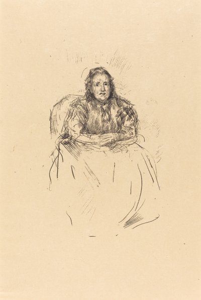 Portrétní studie: paní Philipová od James Abbott McNeill Whistler