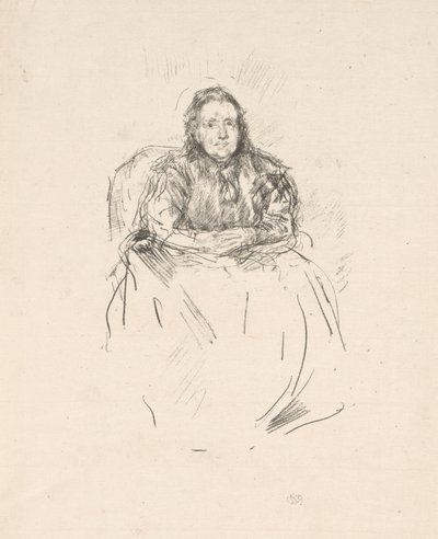 Portrétní studie: paní Philipová od James Abbott McNeill Whistler