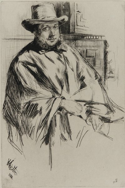 Portrét muže od James Abbott McNeill Whistler